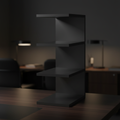 3-Tier Desk Bookshelf - Dark Office Setting