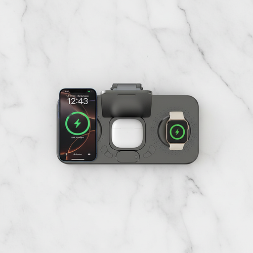 4-in-1 Charging Station – Flat Lay