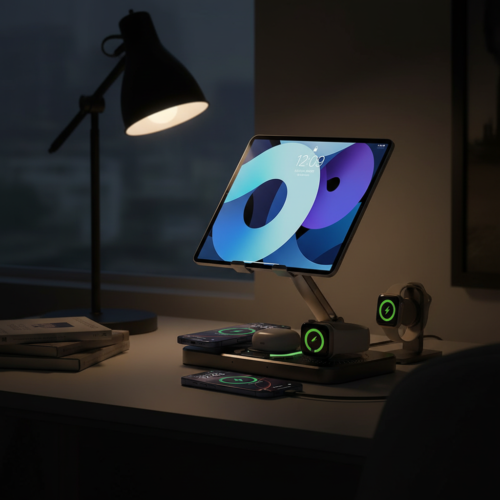 4-in-1 Charging Station – Night Office