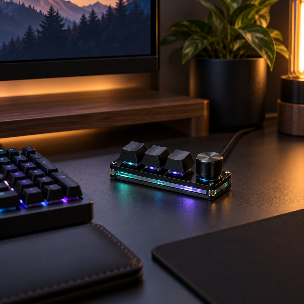 Programmable RGB Macro Keypad