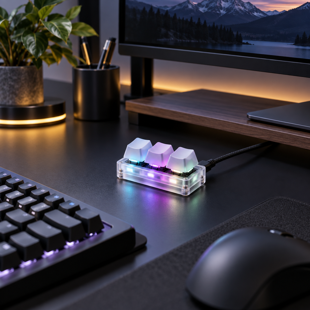 Programmable RGB Macro Keypad