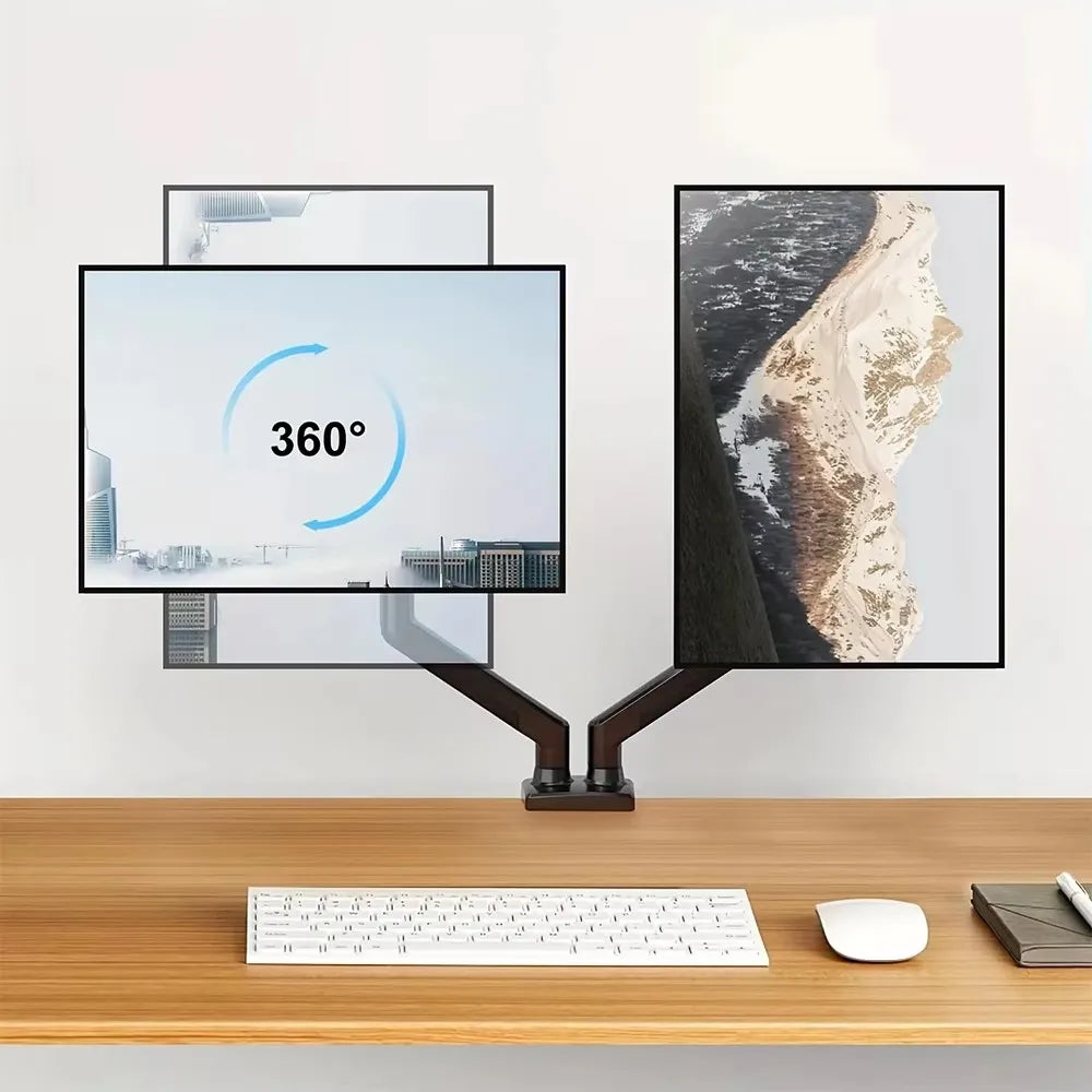 Premium Adjustable Dual Monitor Stand