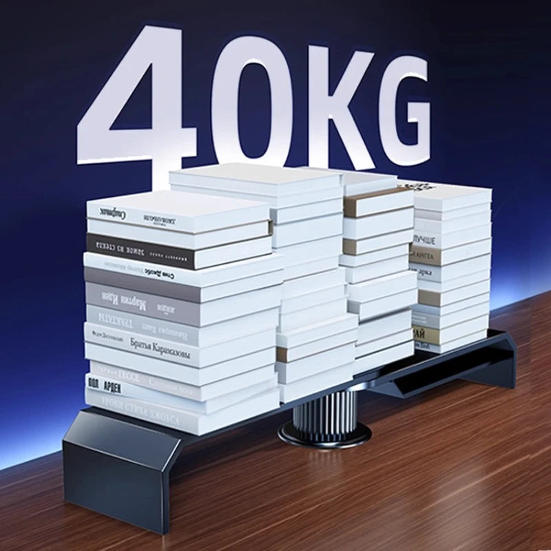 Dual Monitor Riser & Desk Organizer