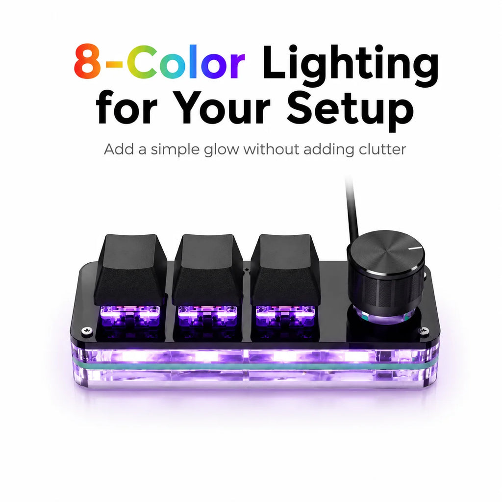 Programmable RGB Macro Keypad