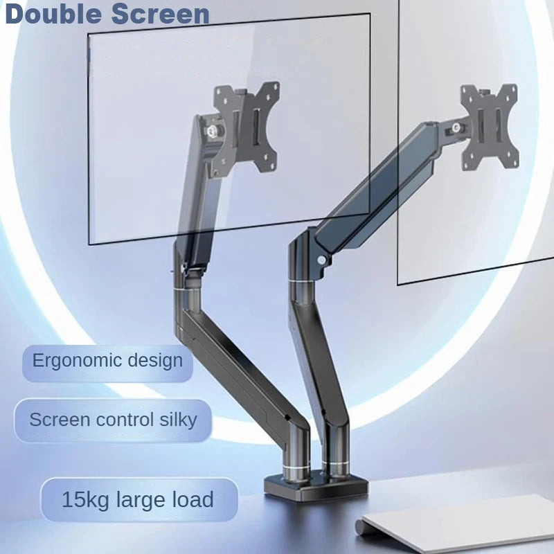 Premium Adjustable Dual Monitor Stand