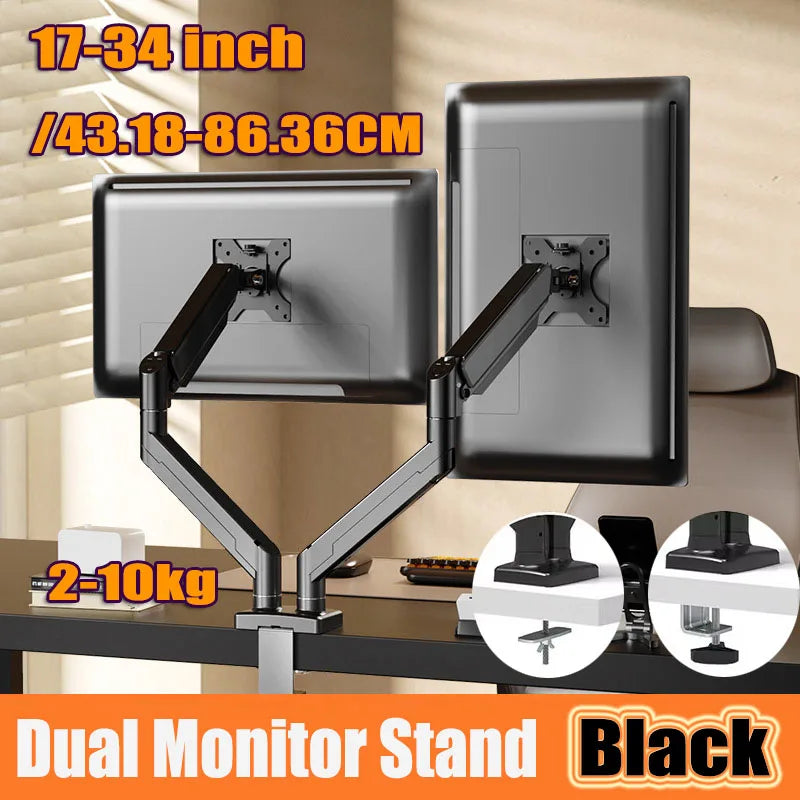 Premium Adjustable Dual Monitor Stand