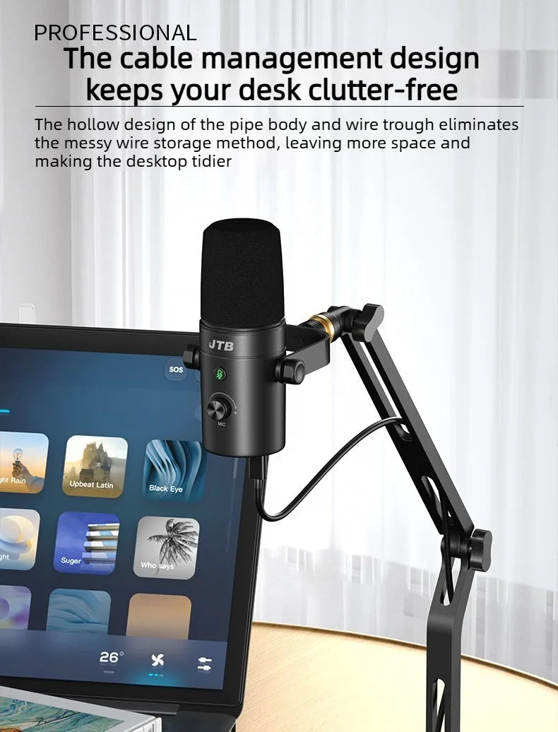 Adjustable Microphone Desk Mount (RGB)