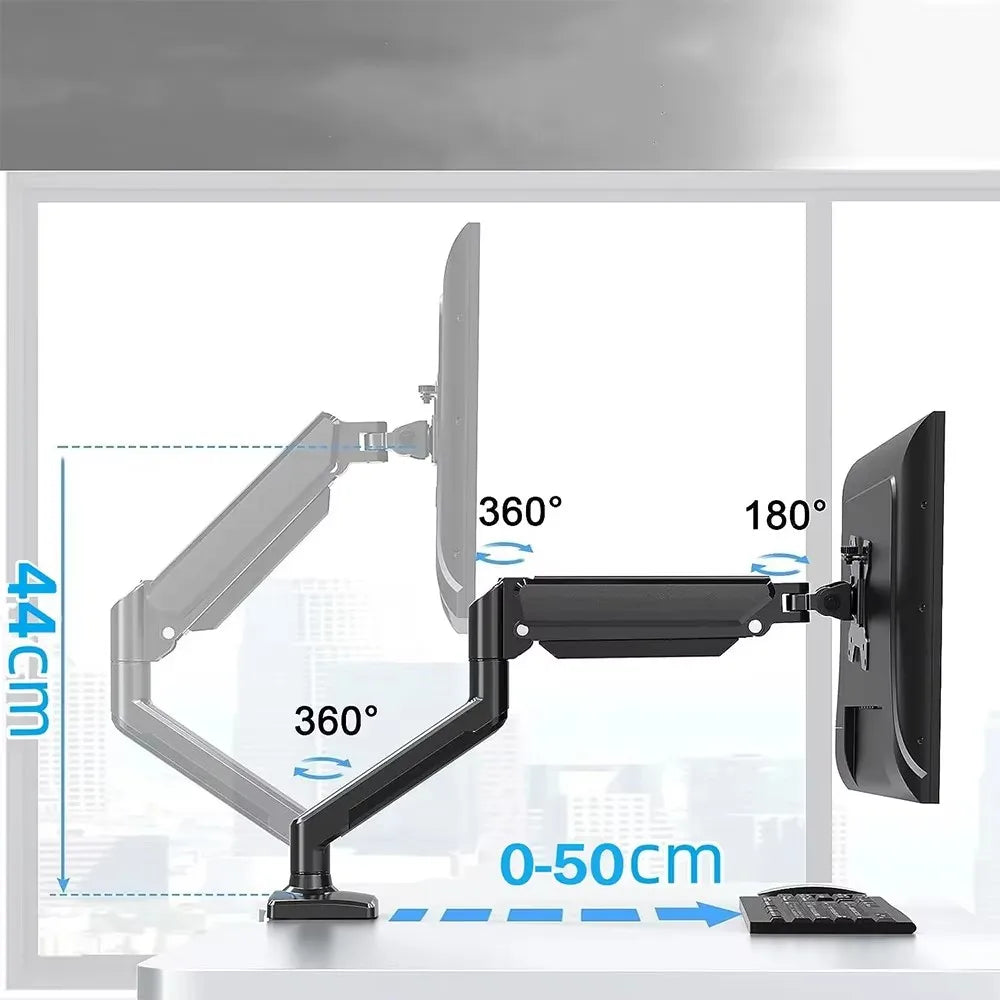 Premium Adjustable Dual Monitor Stand