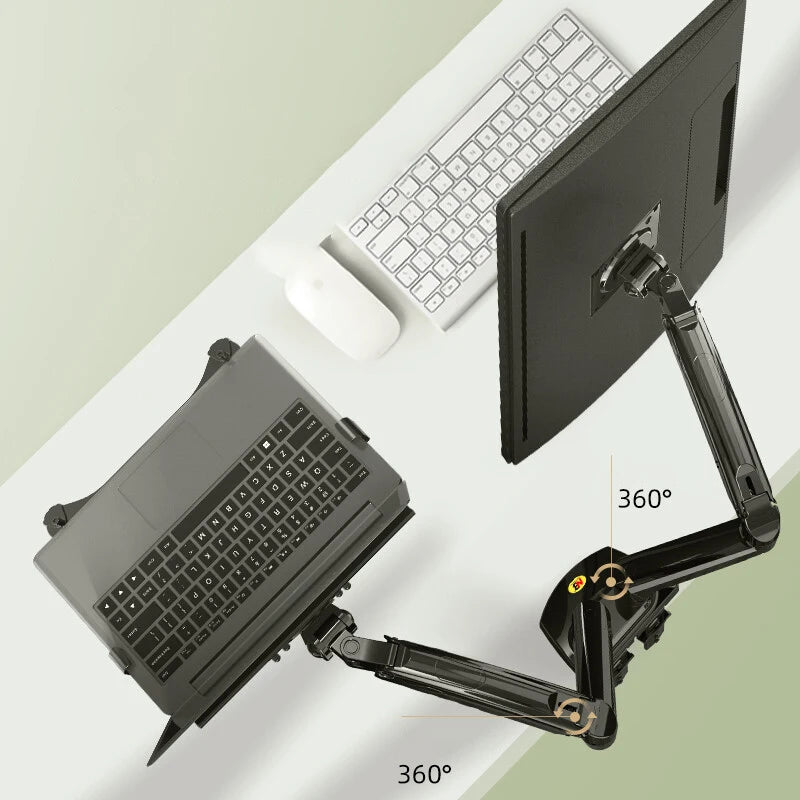 Dual Monitor & Laptop Desk Mount
