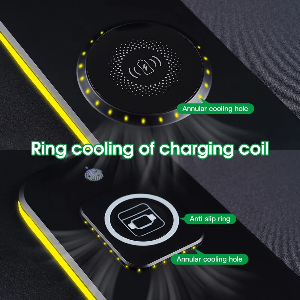 3-in-1 RGB Wireless Charging Desk Mat
