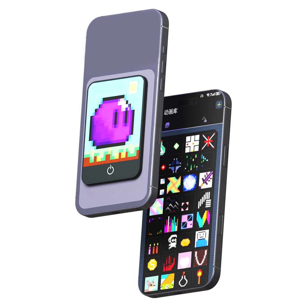 LED Pixel Art Display Panel — App-Controlled, Magnetic & Portable