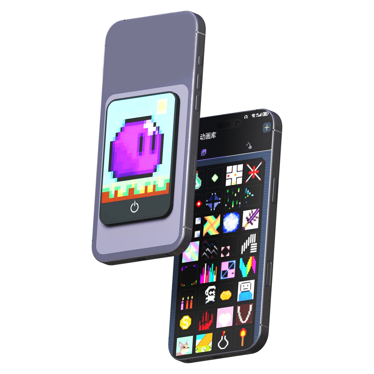 LED Pixel Art Display Panel — App-Controlled, Magnetic & Portable