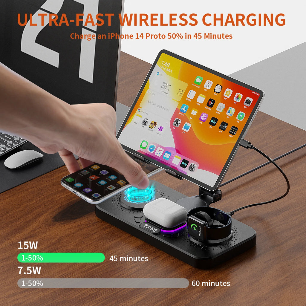 4-in-1 Wireless Charging Station