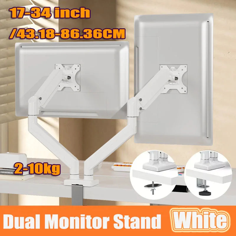 Premium Adjustable Dual Monitor Stand