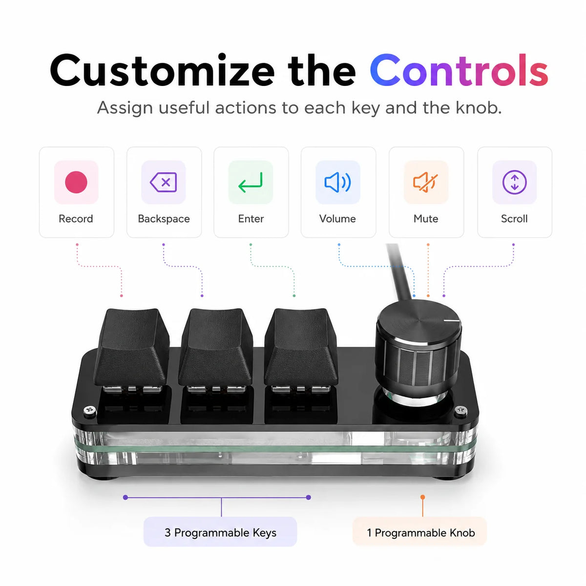 Programmable RGB Macro Keypad