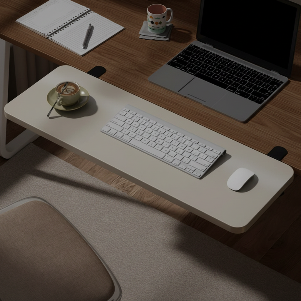 Desk Extender Shelf - Dark Office