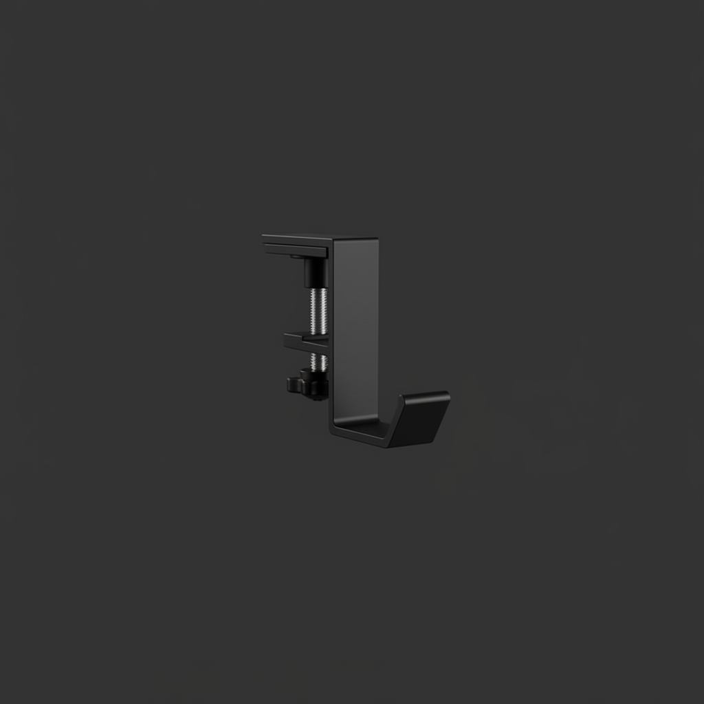 Desk Hook — Dark Background