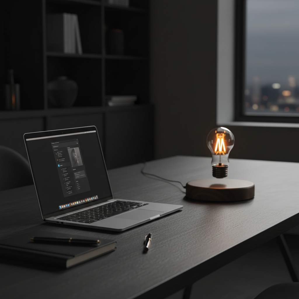 Magnetic Levitation Desk Lamp