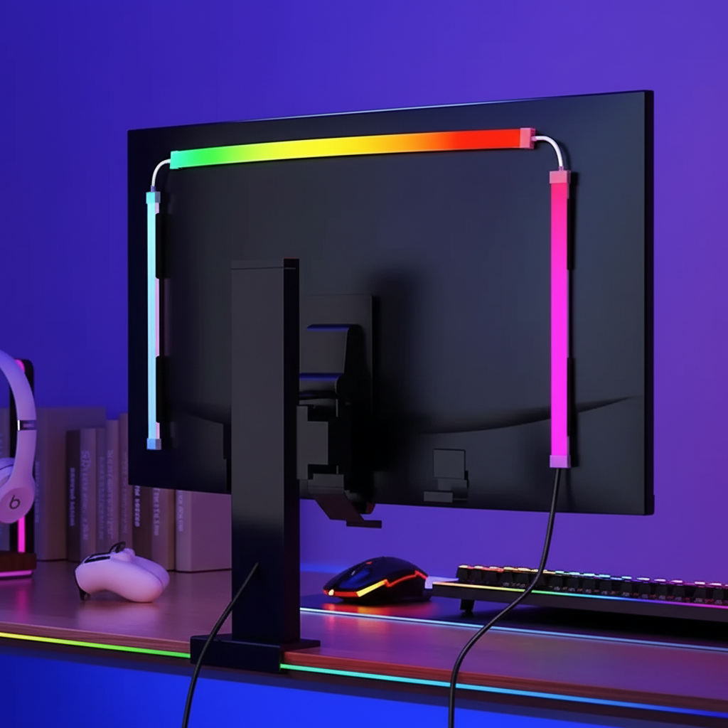 Screen-Sync RGB Monitor Backlight Strip